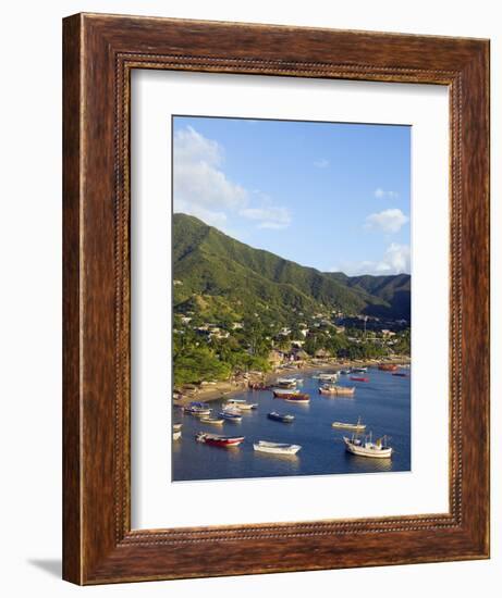 Taganga, Caribbean Coast, Colombia, South America-Christian Kober-Framed Photographic Print