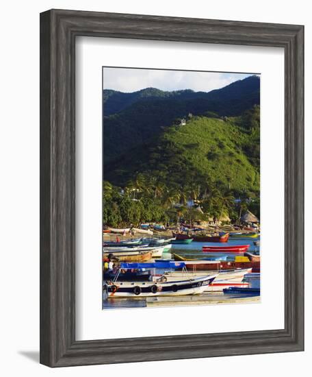 Taganga, Caribbean Coast, Colombia, South America-Christian Kober-Framed Photographic Print