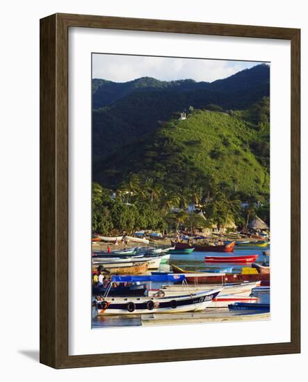 Taganga, Caribbean Coast, Colombia, South America-Christian Kober-Framed Photographic Print