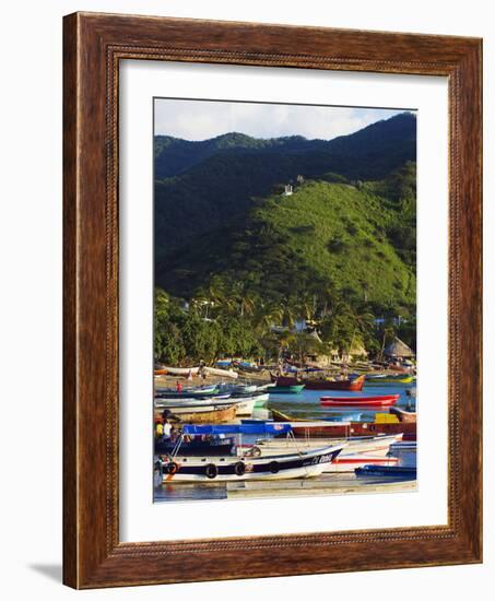 Taganga, Caribbean Coast, Colombia, South America-Christian Kober-Framed Photographic Print