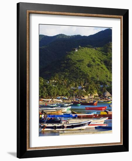 Taganga, Caribbean Coast, Colombia, South America-Christian Kober-Framed Photographic Print