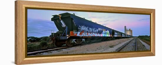 Tagged Train-Wayne Bradbury-Framed Premier Image Canvas