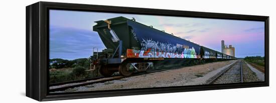 Tagged Train-Wayne Bradbury-Framed Premier Image Canvas