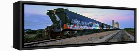 Tagged Train-Wayne Bradbury-Framed Premier Image Canvas