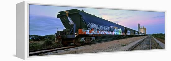 Tagged Train-Wayne Bradbury-Framed Premier Image Canvas