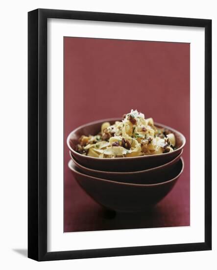 Tagliatelle with Chestnuts, Pancetta, and Sage - Conde Nast Collection-null-Framed Photographic Print