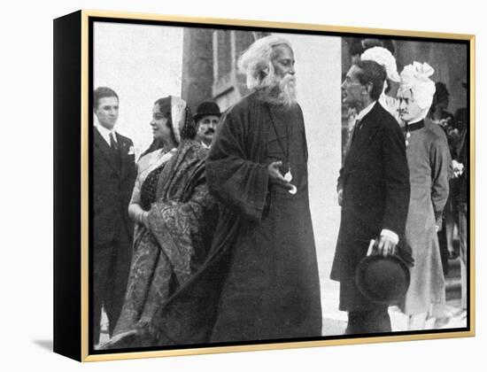 Tagore in Italy-A Bruni-Framed Premier Image Canvas