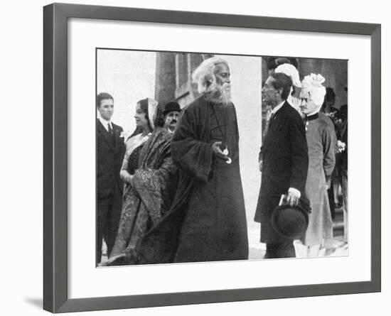 Tagore in Italy-A Bruni-Framed Photographic Print