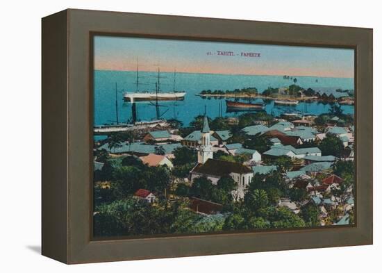 'Tahiti. Papeete', c1920-Unknown-Framed Premier Image Canvas