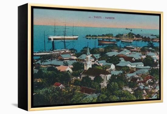 'Tahiti. Papeete', c1920-Unknown-Framed Premier Image Canvas