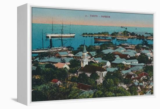 'Tahiti. Papeete', c1920-Unknown-Framed Premier Image Canvas