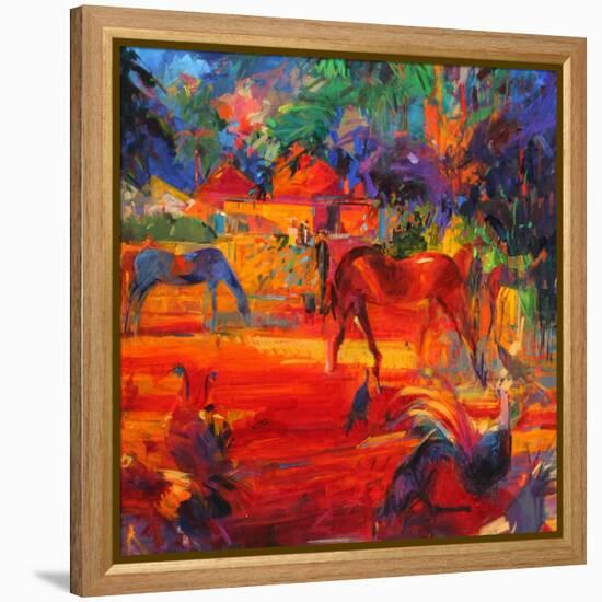 Tahiti Pastoral, 2011-Peter Graham-Framed Premier Image Canvas