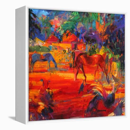 Tahiti Pastoral, 2011-Peter Graham-Framed Premier Image Canvas