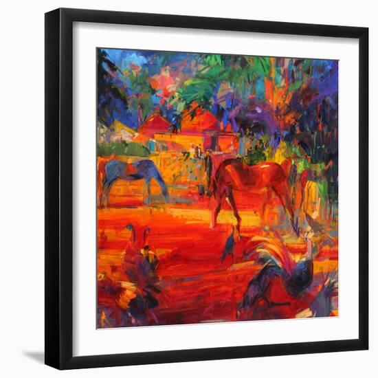 Tahiti Pastoral, 2011-Peter Graham-Framed Giclee Print