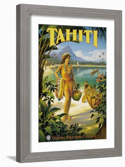 Tahiti-Kerne Erickson-Framed Art Print