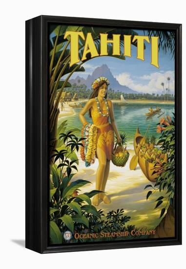 Tahiti-Kerne Erickson-Framed Stretched Canvas