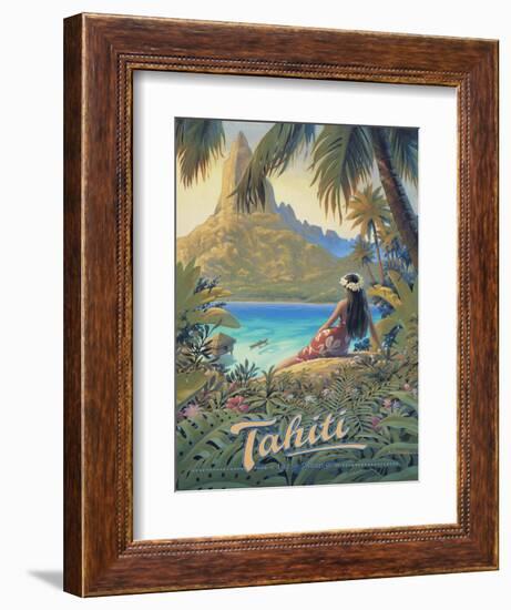 Tahiti-Kerne Erickson-Framed Art Print