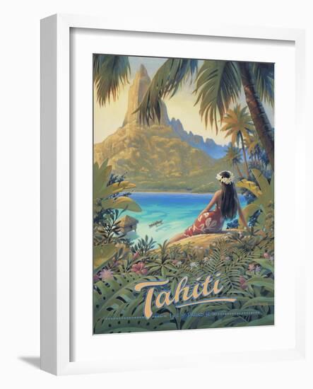 Tahiti-Kerne Erickson-Framed Art Print