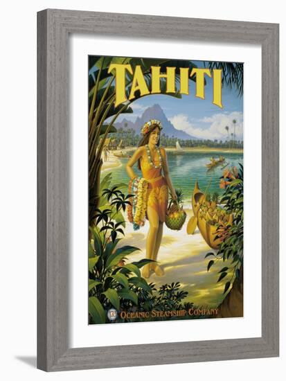 Tahiti-Kerne Erickson-Framed Art Print