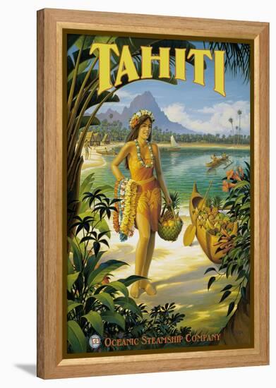 Tahiti-Kerne Erickson-Framed Stretched Canvas