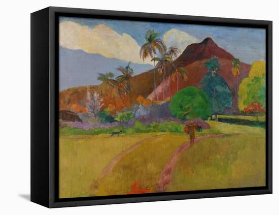 Tahitian Landscape, 1891-Paul Gauguin-Framed Premier Image Canvas