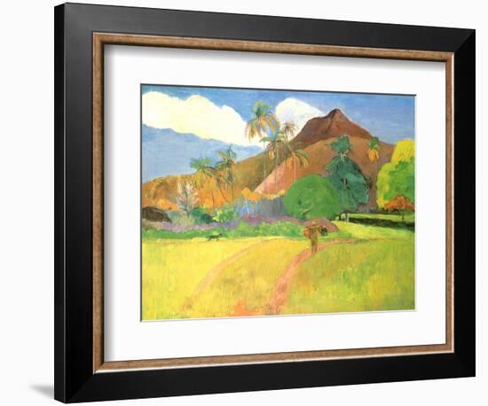 Tahitian Landscape, 1891-Paul Gauguin-Framed Giclee Print