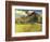 Tahitian Landscape with a Mountain-Paul Gauguin-Framed Giclee Print