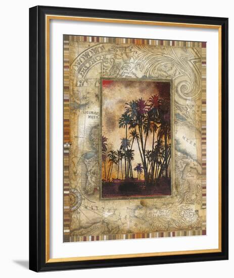 Tahitian Sunset II-null-Framed Giclee Print