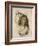 Tahitian Woman with Evil Spirit (L'Esprit Veill)-Paul Gauguin-Framed Giclee Print