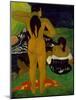 Tahitian Women Bathing, 1892-Paul Gauguin-Mounted Giclee Print