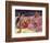 Tahitian Women (On the Beach)-Paul Gauguin-Framed Premium Giclee Print