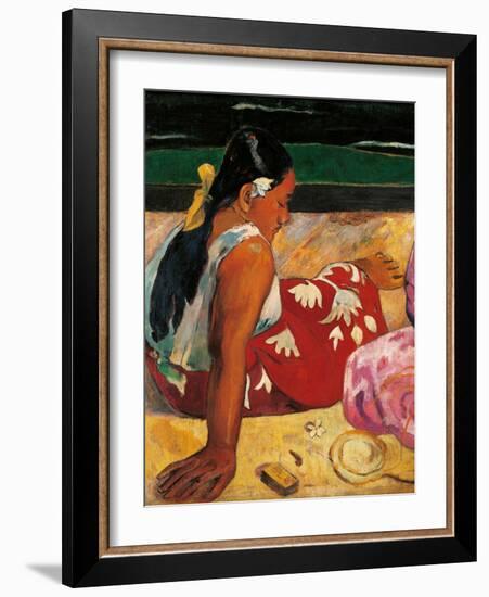 Tahitian Women-Paul Gauguin-Framed Art Print