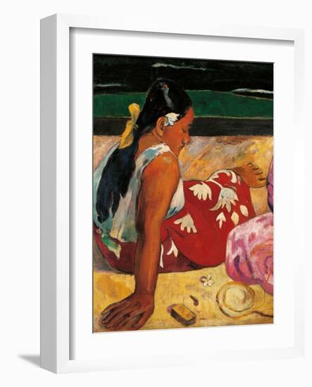 Tahitian Women-Paul Gauguin-Framed Art Print