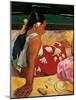 Tahitian Women-Paul Gauguin-Mounted Art Print