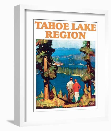 Tahoe Lake Region-null-Framed Art Print