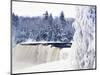 Tahquamenon Falls in Snow-Jim Zuckerman-Mounted Photographic Print