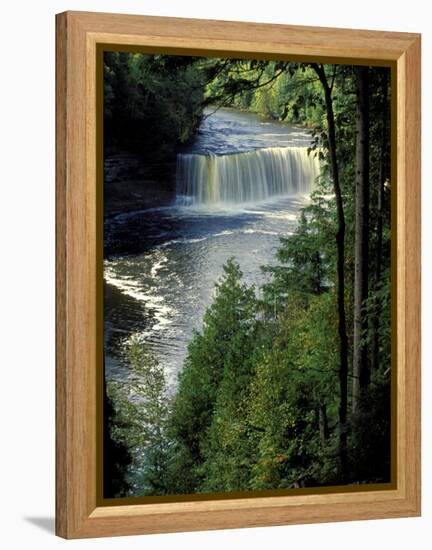 Tahquamenon Falls, Tahquamenon Falls State Park, Michigan, USA-Claudia Adams-Framed Premier Image Canvas