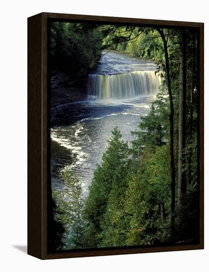 Tahquamenon Falls, Tahquamenon Falls State Park, Michigan, USA-Claudia Adams-Framed Premier Image Canvas