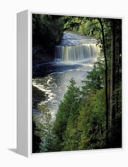 Tahquamenon Falls, Tahquamenon Falls State Park, Michigan, USA-Claudia Adams-Framed Premier Image Canvas