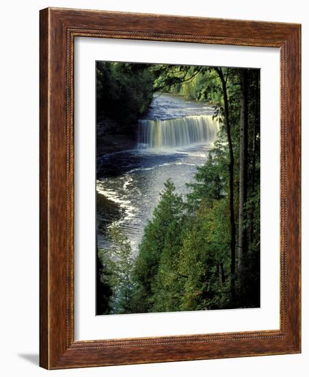 Tahquamenon Falls, Tahquamenon Falls State Park, Michigan, USA-Claudia Adams-Framed Photographic Print