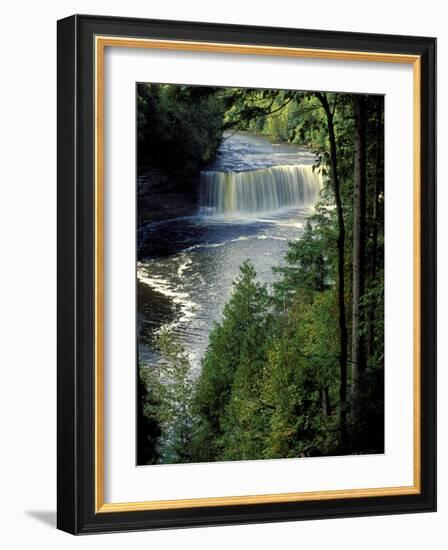 Tahquamenon Falls, Tahquamenon Falls State Park, Michigan, USA-Claudia Adams-Framed Photographic Print