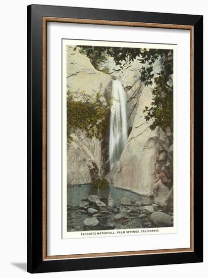 Tahquitz Waterfall, Palm Springs, California-null-Framed Art Print