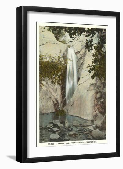 Tahquitz Waterfall, Palm Springs, California-null-Framed Art Print