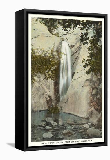 Tahquitz Waterfall, Palm Springs, California-null-Framed Stretched Canvas