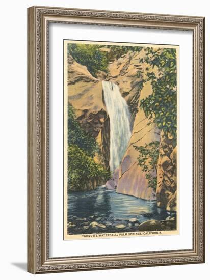 Tahquitz Waterfall, Palm Springs-null-Framed Art Print