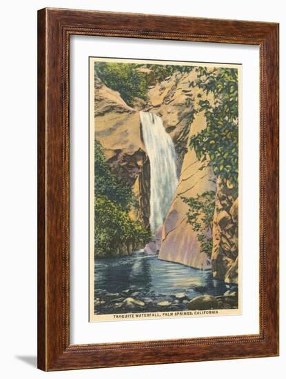 Tahquitz Waterfall, Palm Springs-null-Framed Art Print