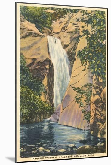 Tahquitz Waterfall, Palm Springs-null-Mounted Art Print