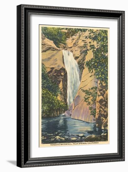 Tahquitz Waterfall, Palm Springs-null-Framed Art Print