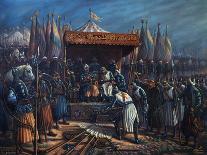 Richard the Lionheart, 1157-99 King of England, Surrendering to Saladin-Tahssin-Premier Image Canvas