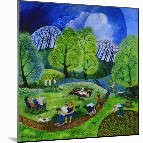 Tai Chi in the Park (2009)-Lisa Graa Jensen-Mounted Giclee Print